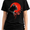Black Cat & Red Moon Silhouette Tee 3