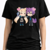 Cute Hearts Chibi Couple T Shirt 3