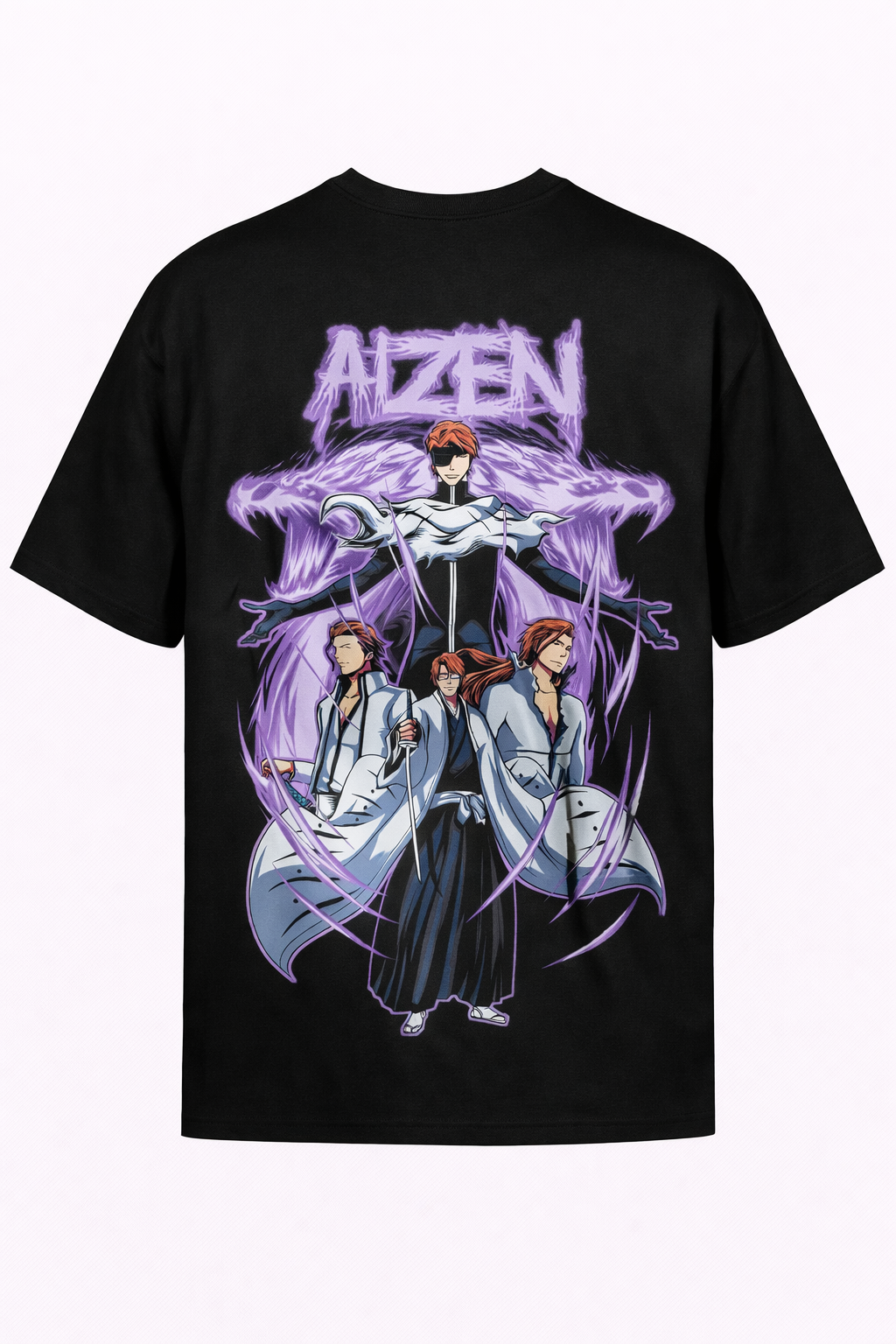 Dark Anime Inspired Fantasy Graphic T Shirt